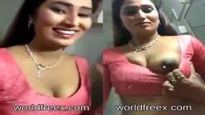 Tamil girls in bikinis show off their big boobs and sexy poos in a chess video