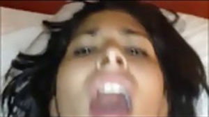 Indian babe moans in pleasure while getting fucked hard