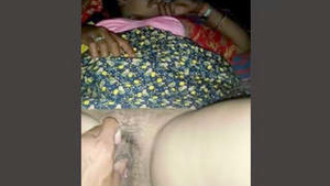 Desi bhabhi gets fucked and her husband cums on her pussy