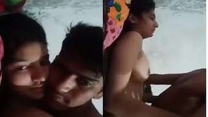College girl Boudi's first time having sex with her lover
