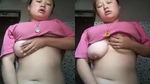 Exclusive video of a horny Assam girl revealing her big boobs and pussy