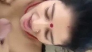 Nepali bhabhi's sensual video of cock sucking and kissing