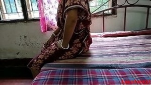 Indian schoolgirl gets naughty in bedroom with her lover