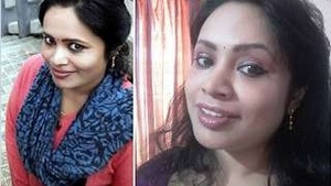Desi bhabhi's boobs and blowjob skills in HD video