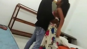 Tamil college students make love in a video