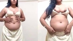 Curvy bhabi flaunts her big ass in steamy video