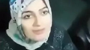 Muslim woman gives oral in Arabic video