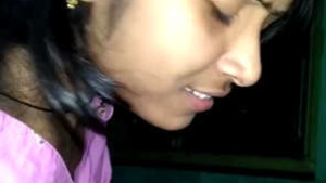 Indian bhabi sucks her boyfriend's cock in a steamy video