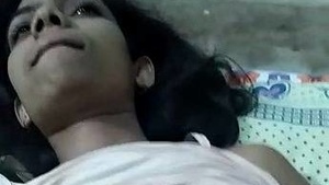 Young Desi girl with a hairy pussy gets fucked on camera