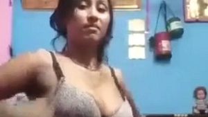 Hot Nangi bhabhi's solo MMC selfie video in the nude