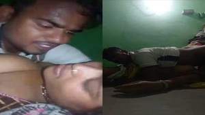 Dehati village bhabhi's big boobs and blowjobs in MMC scandal
