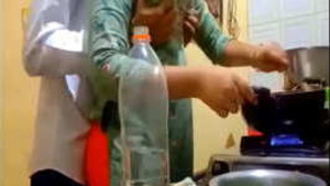 Bhabi and teen-girl in kitchen: homemade teen-girl and family homemade
