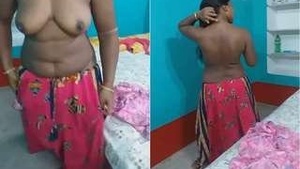 Desi wife's boobs bounce in homemade sex video