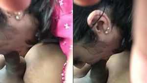 Watch a beautiful girl from Nri give a blowjob in this video