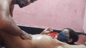 Bengali couple enjoys hardsex with a busty babe