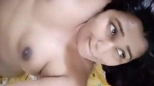 Watch Swati Naidu in action as she satisfies her black lover in this hot video