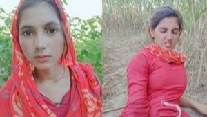 A Pakistani girl gets fucked in the backyard