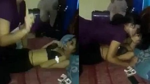 Two Desi girls have fun in lesbian video