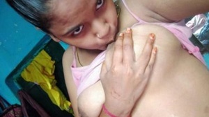 Priya and her cute girlfriend from a village in India get wild in a steamy video