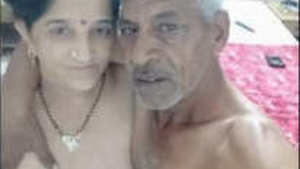 Mature Indian man with young Indian girl