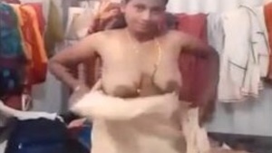Tamil wife's hidden camera captures her nude encounter