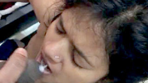 Desi bhabi gives her brother a blowjob and gets him off